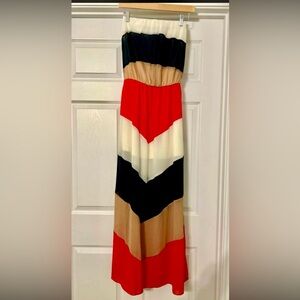 Colorblock Maxi Dress